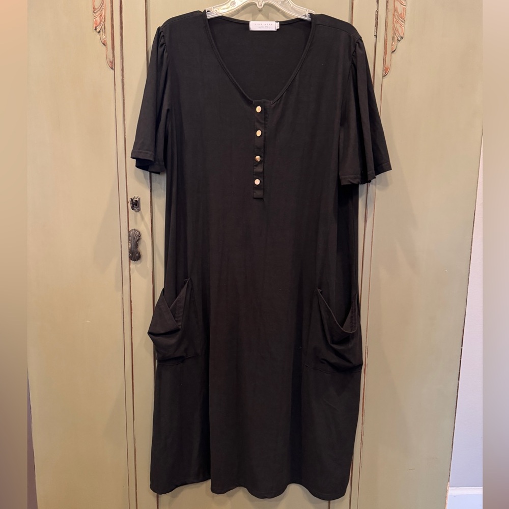 Sign Here Black Dress